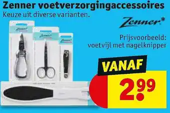 Kruidvat Zenner Voetverzorgingaccessoires aanbieding