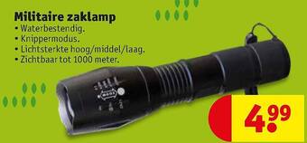 Militaire Zaklamp