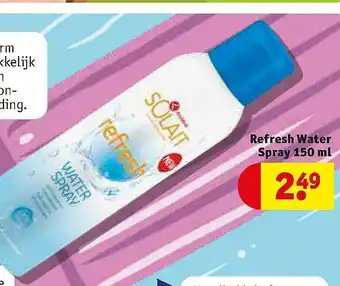 Kruidvat Refresh Water Spray 150ml aanbieding