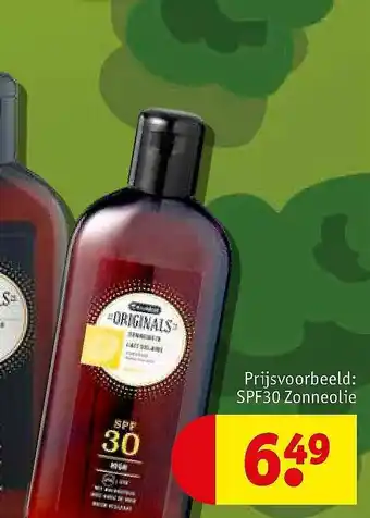 Kruidvat Kruidvat Originals Spf30 Zonneolie aanbieding