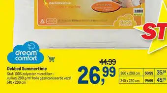 Makro Dekbed Summertime aanbieding