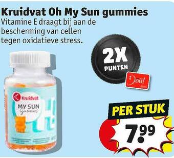 Kruidvat Kruidvat Oh My Sun Gummies aanbieding