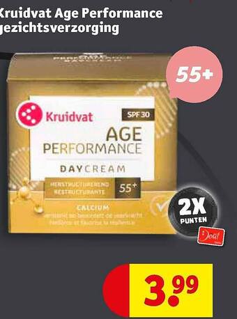 Kruidvat Kruidvat Age Performance Gezichtsverzorging aanbieding