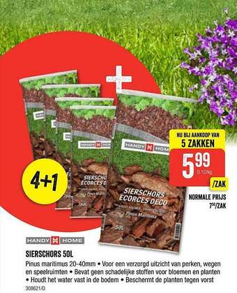 HandyHome Sierschors 50l aanbieding