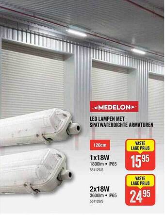 HandyHome Led lampen met spatwaterdichte armaturen aanbieding