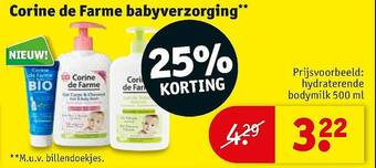 Kruidvat Corine De Farme Babyverzorging aanbieding