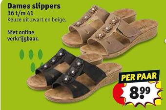 Kruidvat Dames Slippers aanbieding