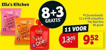 Kruidvat Ella's Kitchen 8+3 Gratis aanbieding