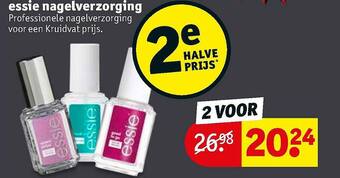 Kruidvat Essie Nagelverzorging aanbieding