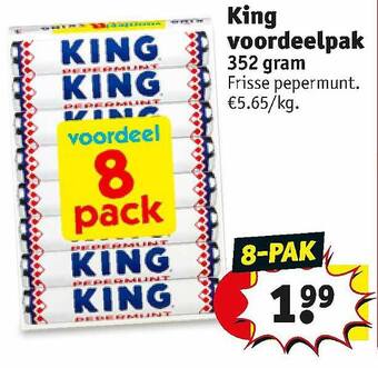 Kruidvat King Voordeelpak aanbieding