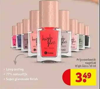 Kruidvat Nagellak High Gloss 10 Ml aanbieding