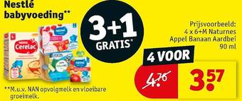 Kruidvat Nestle Babyvoeding aanbieding