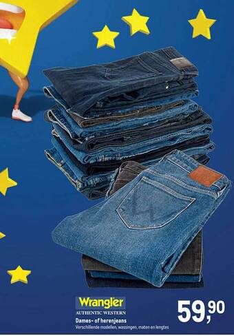 Makro Dames of herenjeans aanbieding