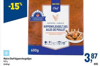 Makro Metro chef kippenvleugeltjes aanbieding