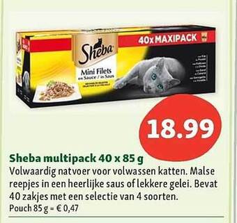 Maxi Zoo Sheba multipack aanbieding