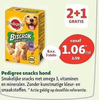 Maxi Zoo Pedigree snacks hond aanbieding