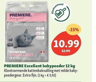 Maxi Zoo Premiere excellent babypoeder 12 kg aanbieding