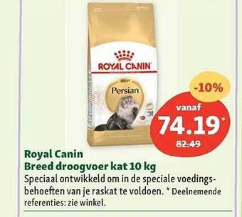 Maxi Zoo Royal canin breed droogvoer kat aanbieding