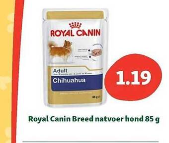 Maxi Zoo Royal canin breed natvoer hond aanbieding