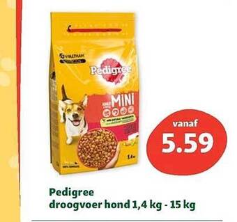 Maxi Zoo Pedigree droogvoer hond aanbieding