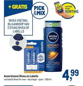 Makro Assortiment nivea en labello aanbieding