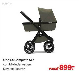 Baby-Dump One e4 complete set combikinderwagen aanbieding
