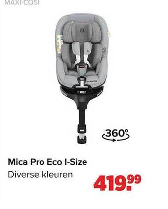 Baby-Dump Mica pro eco isize aanbieding