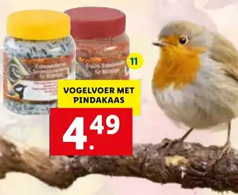 Lidl Vogelvoer met pindakaas aanbieding