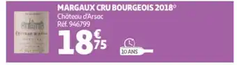 Auchan Margaux Cru Bourgeois 2018 Château d'Arsac aanbieding