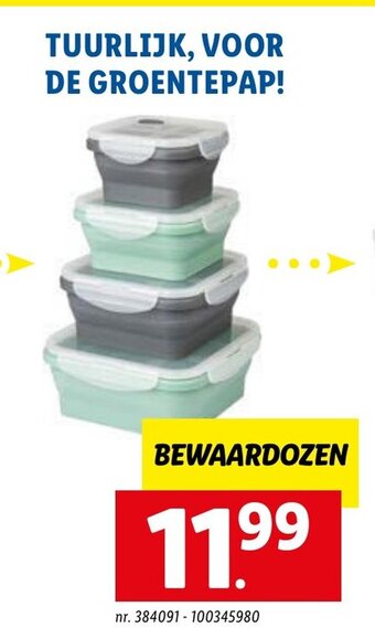 Lidl Bewaardozen aanbieding