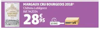 Auchan Margaux Cru Bourgeois 2018 Château Labégorce aanbieding