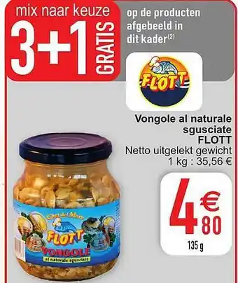 Cora Vongole Al Lnaturale Sgusciate Flott Netto Uitgelekt Gewicht Mix Naar Keuze 3+1 Gratis aanbieding