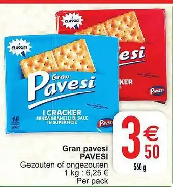 Gran Pavesi Pavesi Gezouten Of Ongezouten