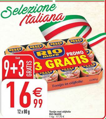 Cora Tonijn Met Olijfolie Rio Mare aanbieding