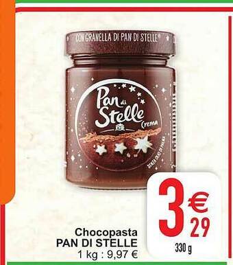 Cora Chocopasta Pan Di Stelle aanbieding