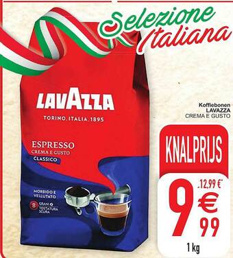 Cora Koffiebonen Lavazza Crema E Gusto aanbieding