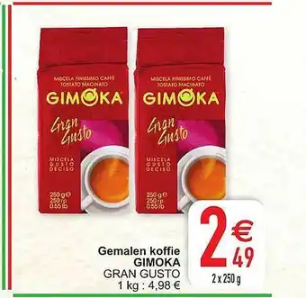 Cora Gemalen Koffie Gimoka Gran Gusto aanbieding