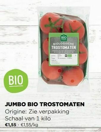 Jumbo Jumbo bio trostomaten aanbieding