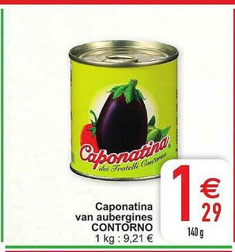 Cora Caponatina Van Aubergines Contorno aanbieding