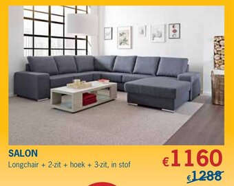 De Prijzenklopper Salon Longchair aanbieding
