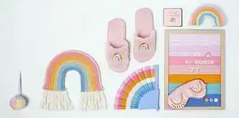 HEMA HEMA Slaapmasker Regenboog aanbieding