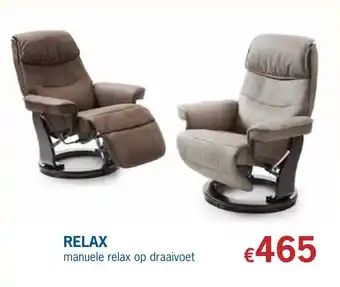 De Prijzenklopper Relax manuele relax op draaivoet aanbieding