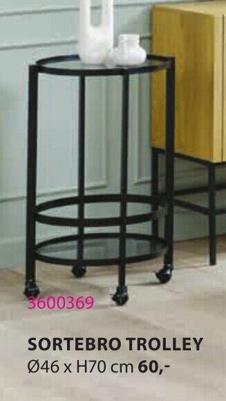 Jysk Sortebro Trolley aanbieding
