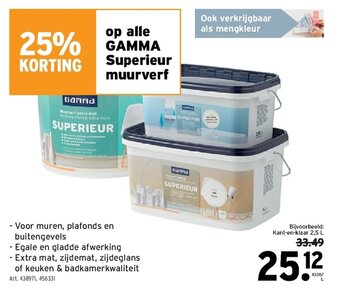 GAMMA Kant-en-klaar 2,5 L aanbieding