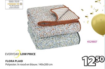 Jysk Flora Plaid aanbieding