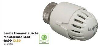 GAMMA Levica thermostatische radiatorknop M30 aanbieding