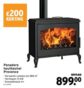 GAMMA Panadero houtkachel Provence aanbieding