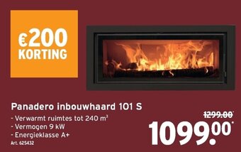 GAMMA Panadero inbouwhaard 101 S aanbieding