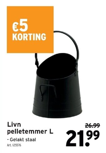 GAMMA Livn pelletemmer L aanbieding