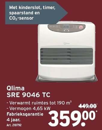 GAMMA Qlima SRE 9046 TC aanbieding